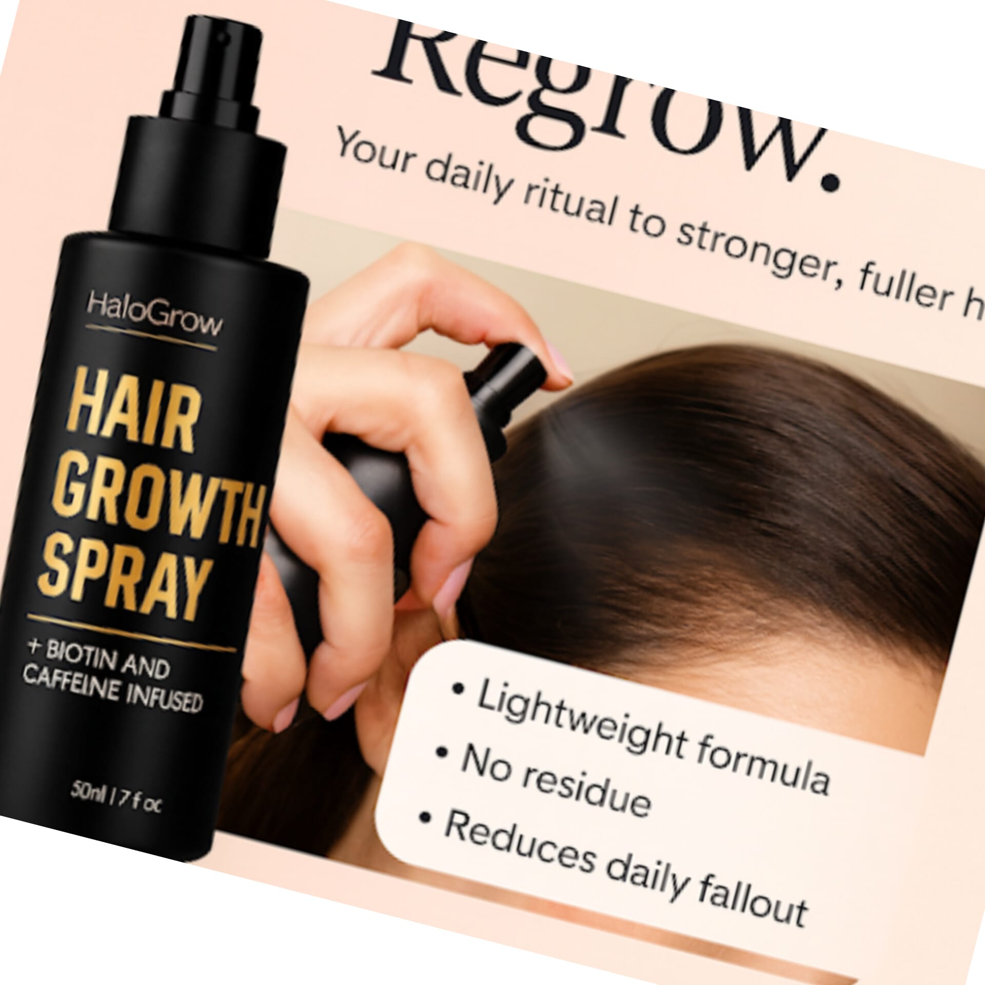 HaloGrow Hair Spray Review: Does HaloGrow Hair Growth Spray Work Or Just Online Hype? 1 HaloGrow Hair Spray Review