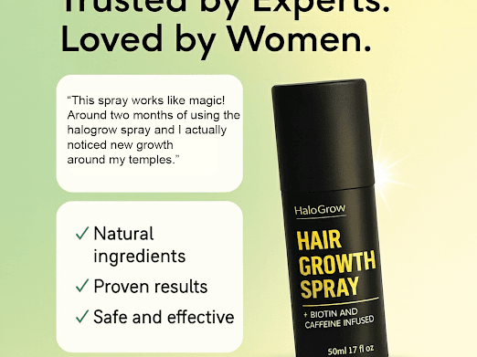 HaloGrow Hair Spray Review: Does HaloGrow Hair Growth Spray Work Or Just Online Hype? 6 c AK1009 13cp AKp HGw 37a atrial EN